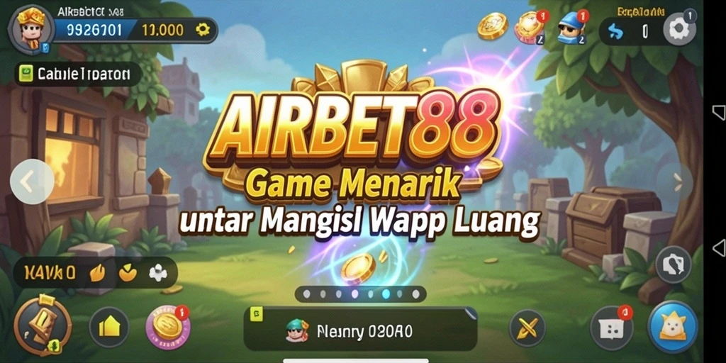 Tampilan gameplay AIRBET88 yang seru dan santai.