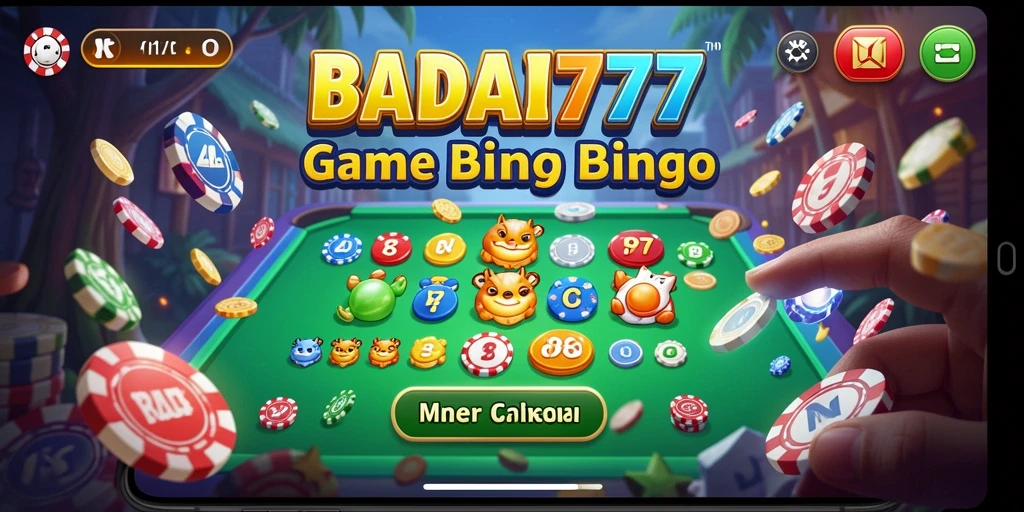 Tampilan gameplay seru dalam permainan Bingo BADAI777.