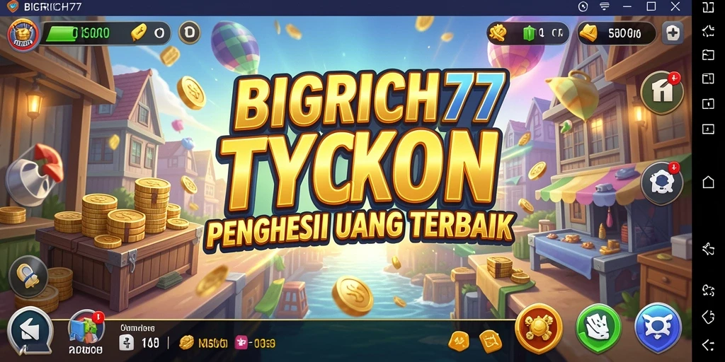 Tangkapan layar dari gameplay <strong>BIGRICH77</strong> yang menunjukkan aksi bisnis seru.