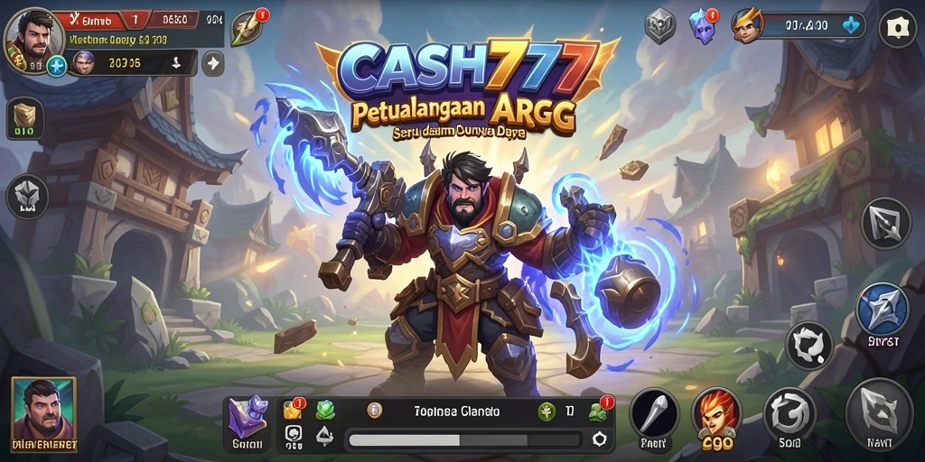 Tampilan menarik dari gameplay ARPG CASH777 yang penuh aksi.