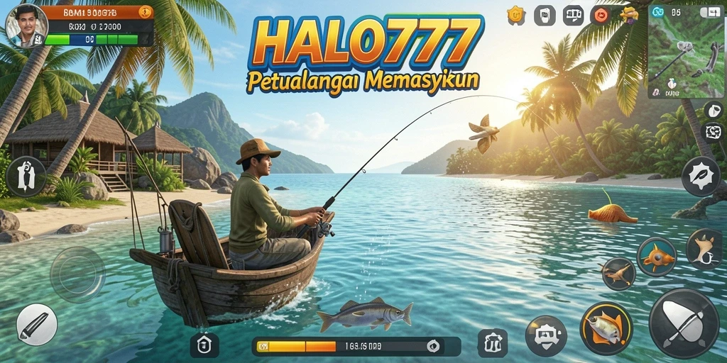 Gameplay HALO777 yang seru saat menangkap ikan di perairan yang menakjubkan.