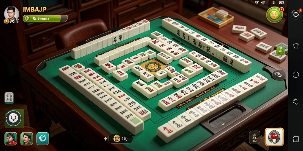 Screenshot IMBAJP menampilkan gameplay Mahjong yang seru dan menantang.