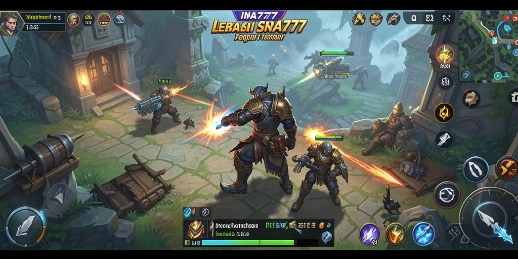 Screenshot utama INA777 menampilkan aksi menegangkan dalam gameplay strategi.