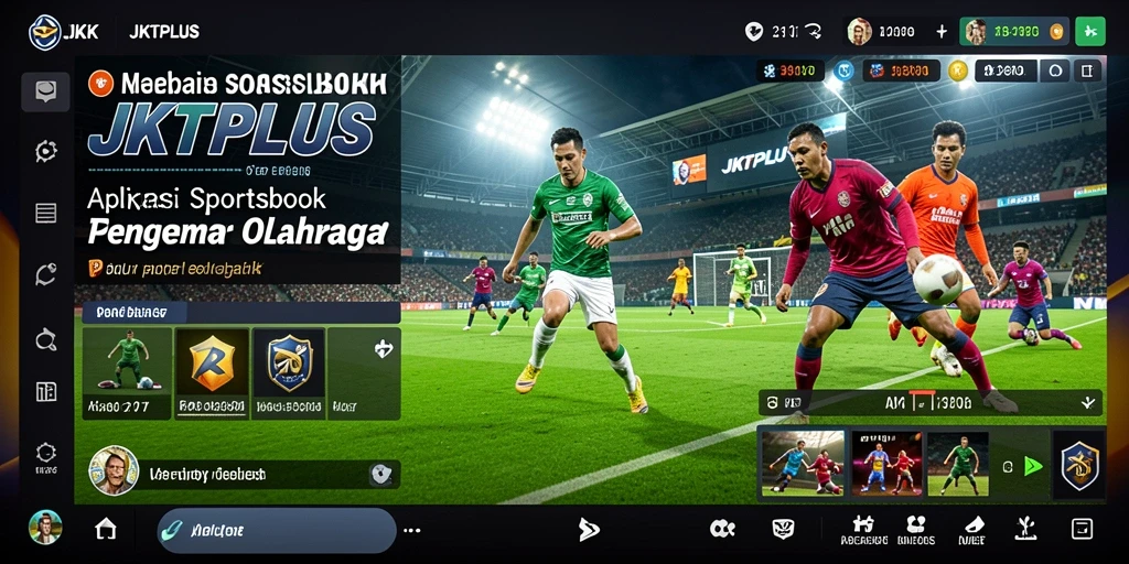 Ilustrasi gameplay menarik dari taruhan olahraga di JKTPLUS.
