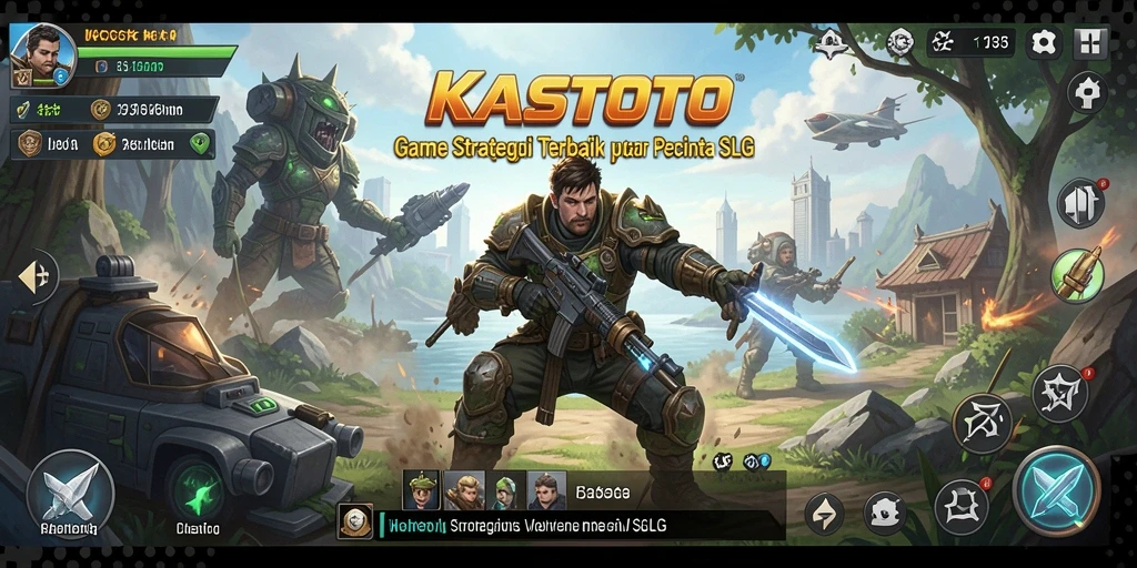 Tampilan gameplay KASTOTO yang menegangkan dan menarik.