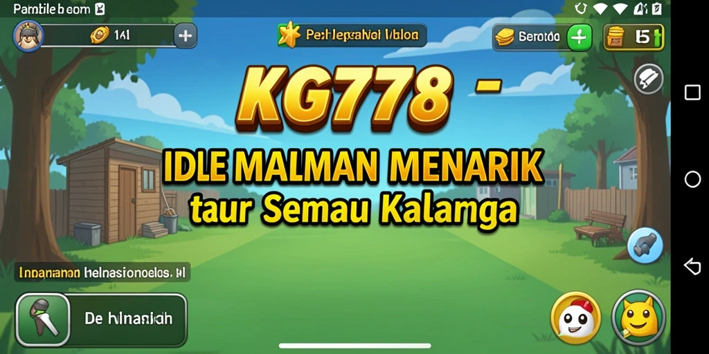 Tangkapan layar gameplay KG778 yang menarik dan penuh warna.