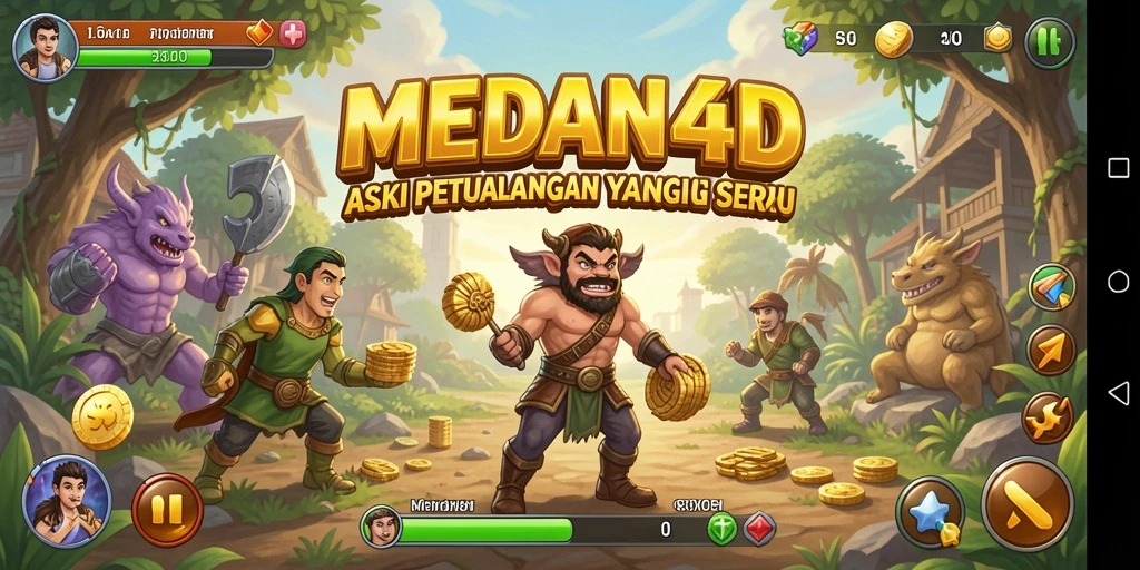 Tampilan seru dari gameplay MEDAN4D menunjukkan aksi mendebarkan yang akan kamu alami.