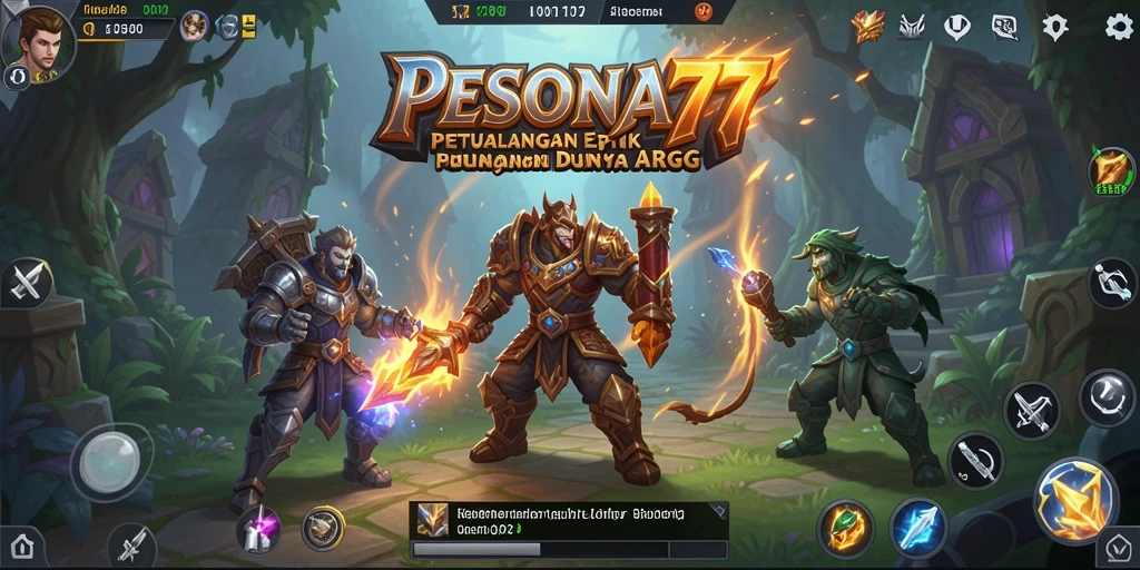 Tampilan gameplay PESONA77 yang menegangkan dan penuh petualangan.