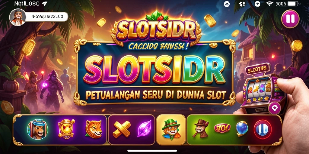 Tampilan menakjubkan dari gameplay SLOTSIDR yang penuh petualangan.