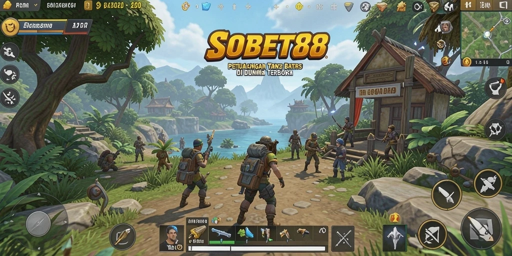 Tampilan gameplay SOBET88 menunjukkan petualangan di dunia terbuka yang mendebarkan.